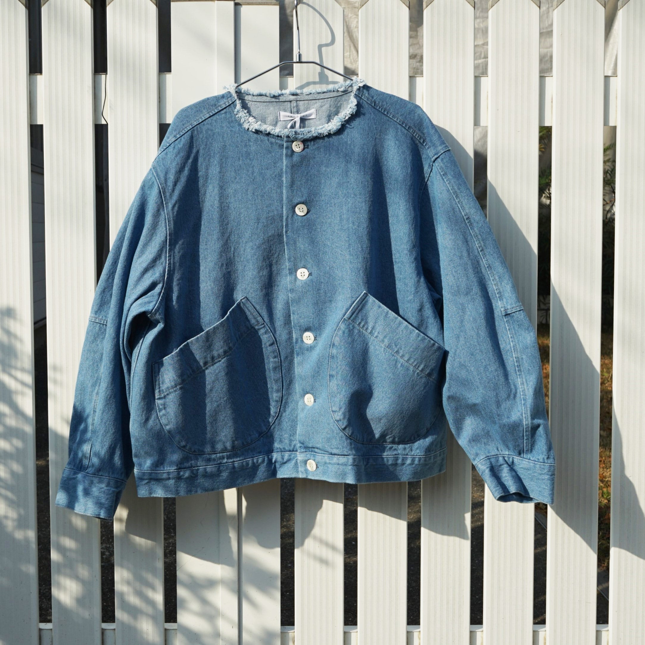 美品 ブリクストン インデペンデント ヤード デニム ジャケット インディゴ M BRIXTON BRIXTON×INDEPENDENT YARD DENIM JACKET raw indigo