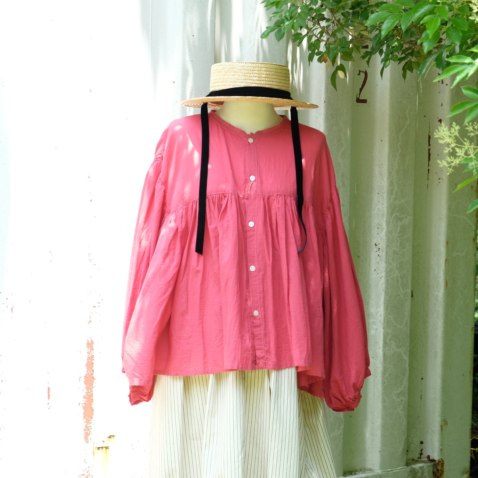 HAVESTY ハーベスティ COTTON DYED LAWN BOHEMIAN CARDIGAN 東