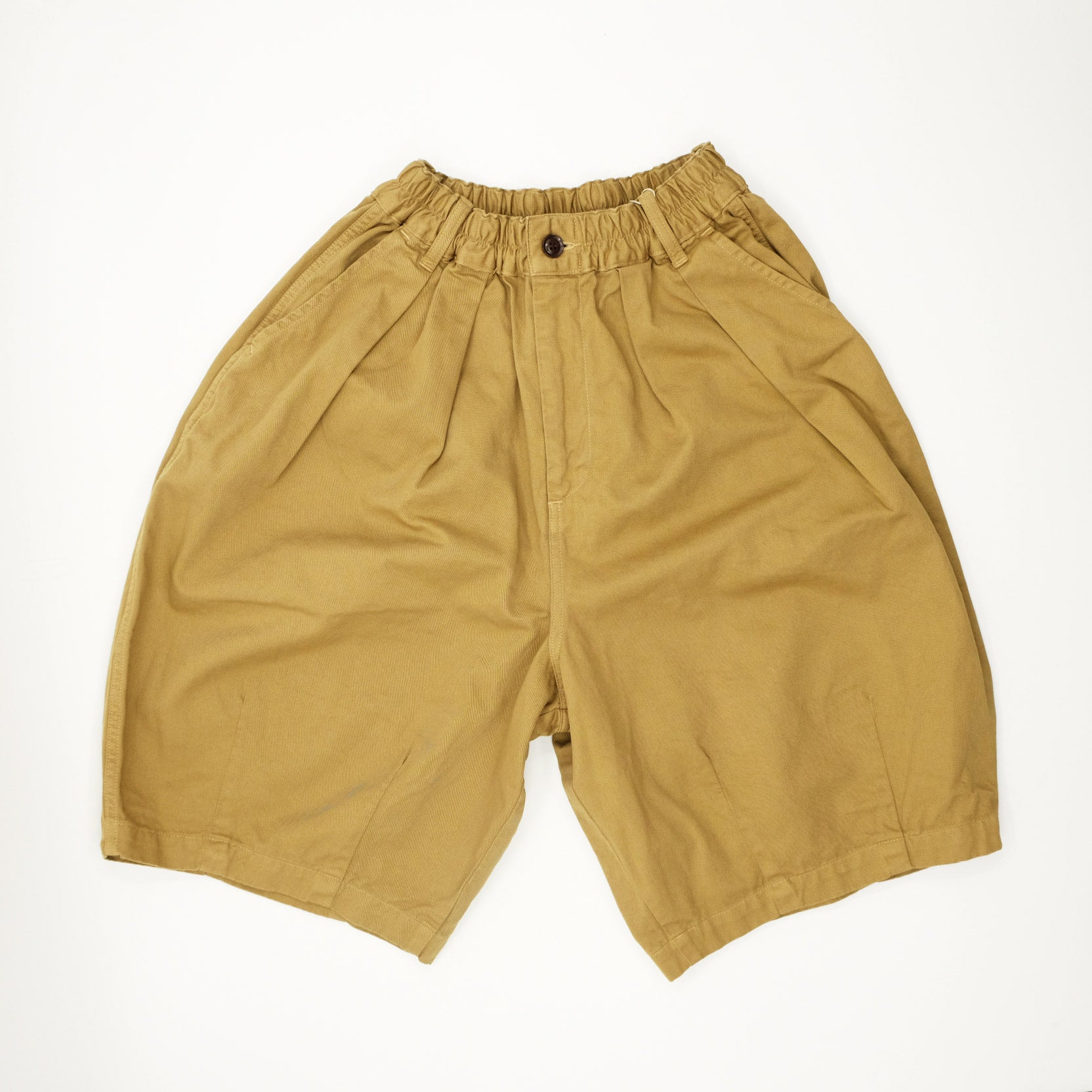 HARVESTY ベージュ ショートパンツ サイズ2 HARVESTY CIRCUS SHORT PANTS（サーカスショーツ）ショート