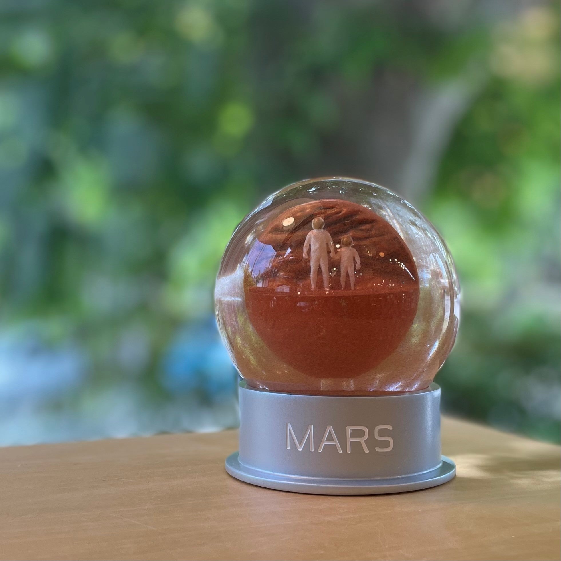 Mars Dust Globe マーズダストグローブ スノードーム Humango Detail