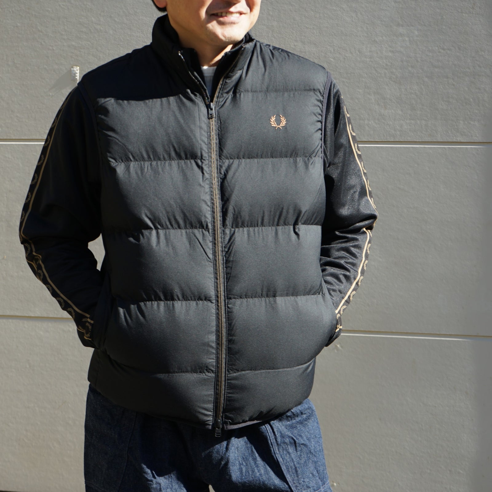 FRED PERRY フレッドペリー Insulated Gilet ジレ ベスト L – Osmund Drive