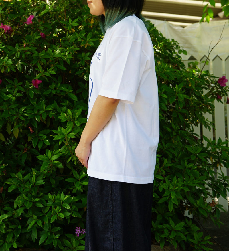 HARVESTY ハーベスティ イワサトミキ PRINTED BOX TEE FRONT/CAT-2