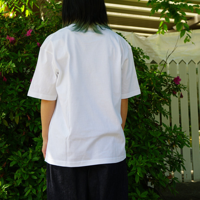 HARVESTY ハーベスティ イワサトミキ PRINTED BOX TEE FRONT/CAT-2