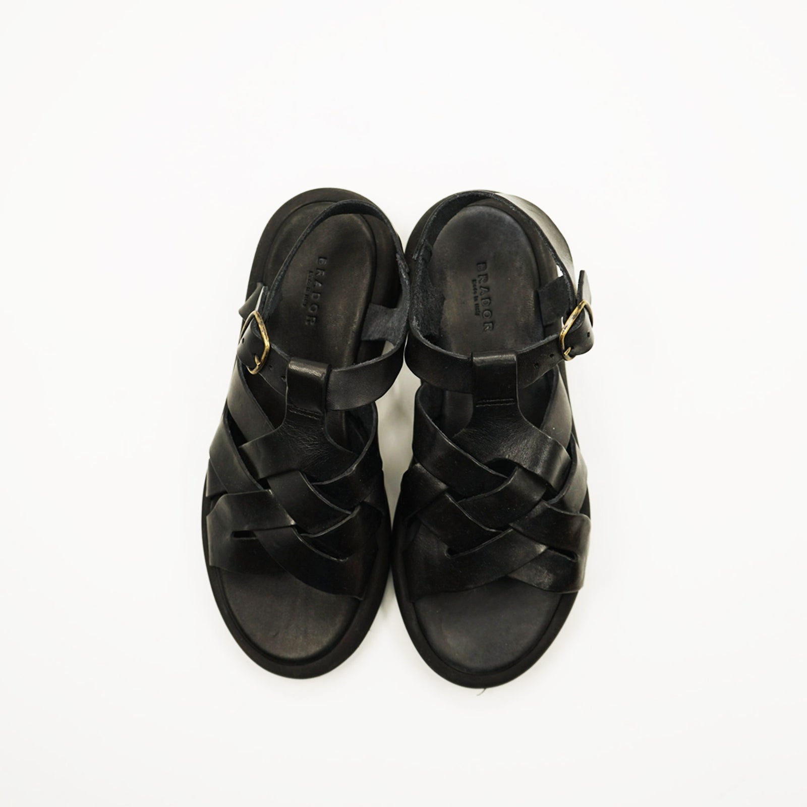 BRADOR ブラドール レザーサンダル 85‐828 NERO – Osmund Drive