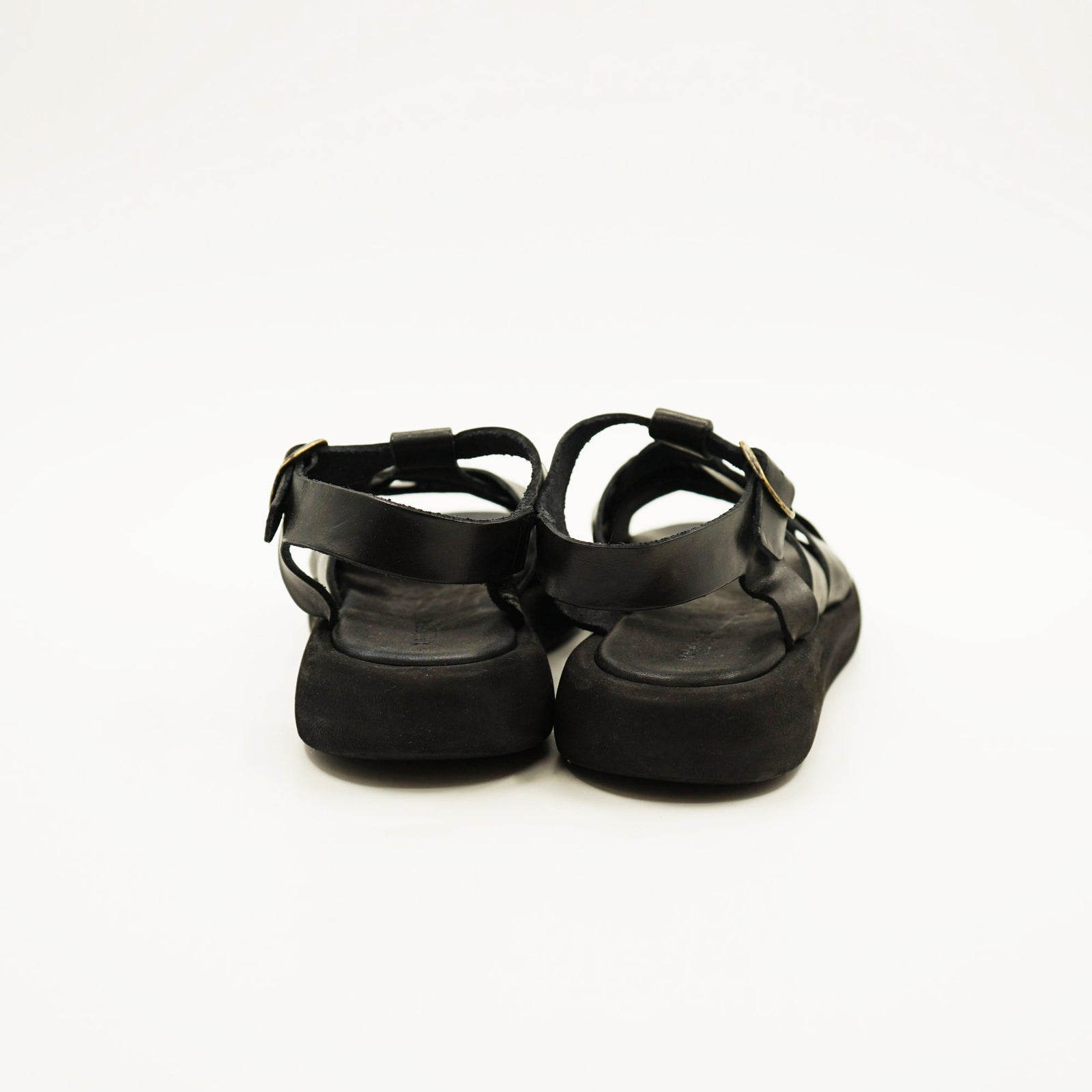 Anndemeurmester ブラックレザー ポインテッド サンダル 楽天市場】BRADOR [ブラドール]クロスレザーバックストラップ