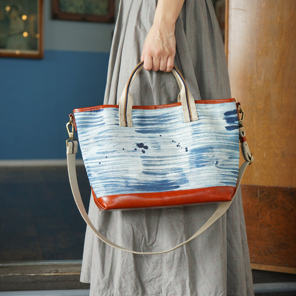 7iro Bateau Tote S バトートートバッグS ライトブルー