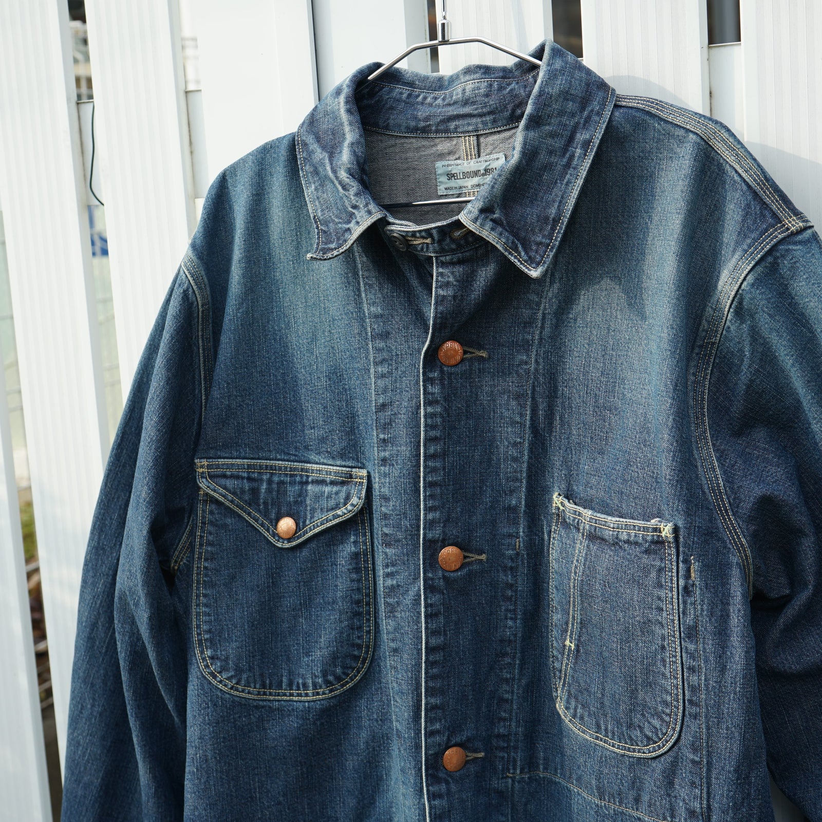 スペルバウンド　　カバーオール SPELLBOUND / スペルバウンド] 10.5ozデニム カバーオール