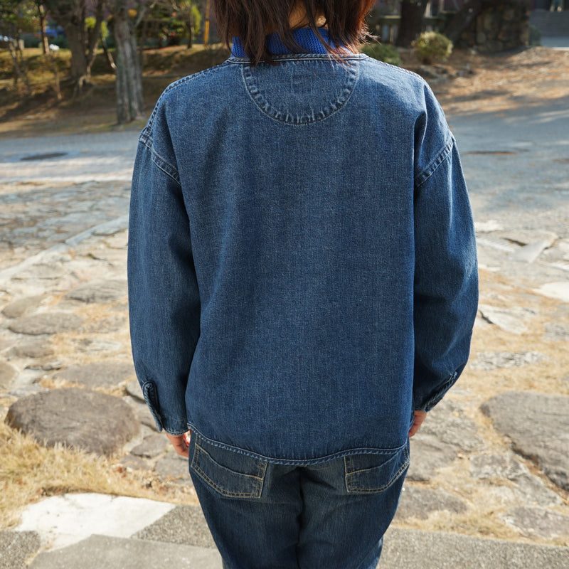 D.M.G 10ozデニム パイピングショートジャケット Denim Jacket