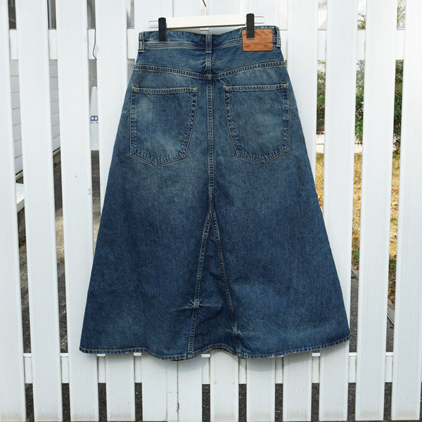 Brocante  ブロカント　13ozデニム デフォルメスカート　Denimu Skirt