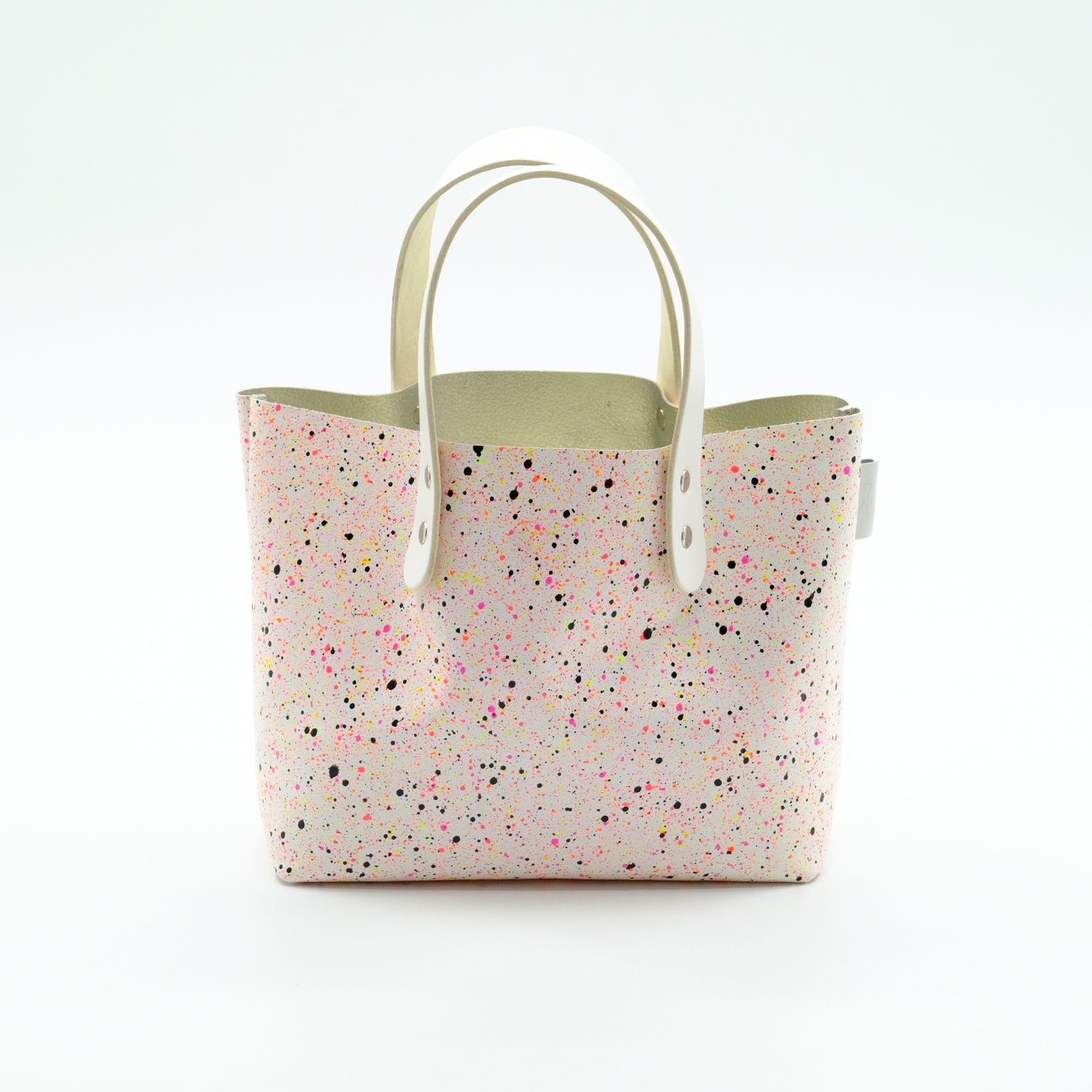 7iro Paper Leather Tote ペーパーレザーミニトートバッグ PINK ピンク