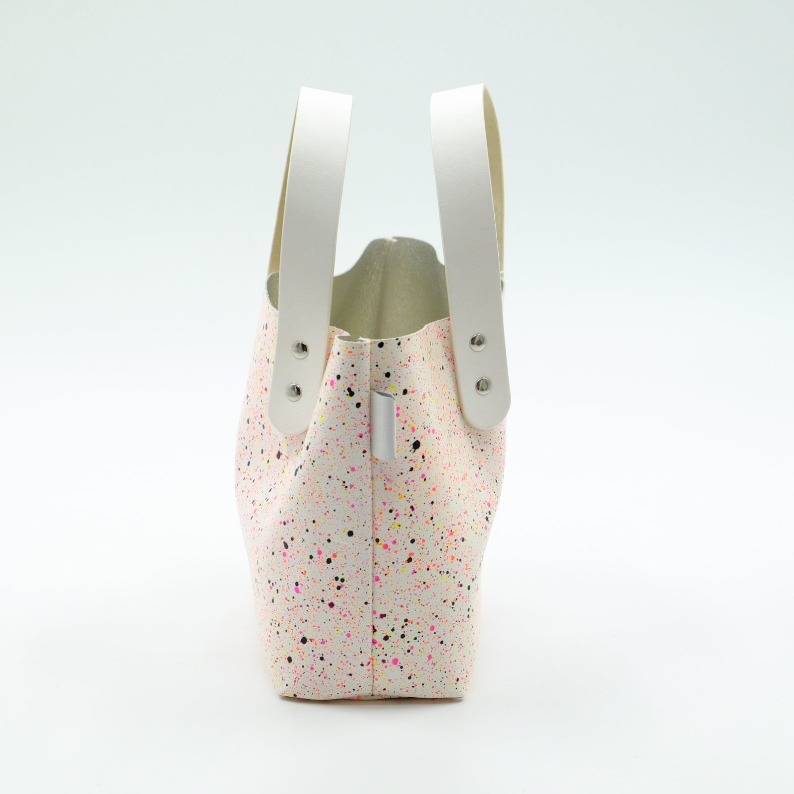 7iro Paper Leather Tote ペーパーレザーミニトートバッグ PINK ピンク