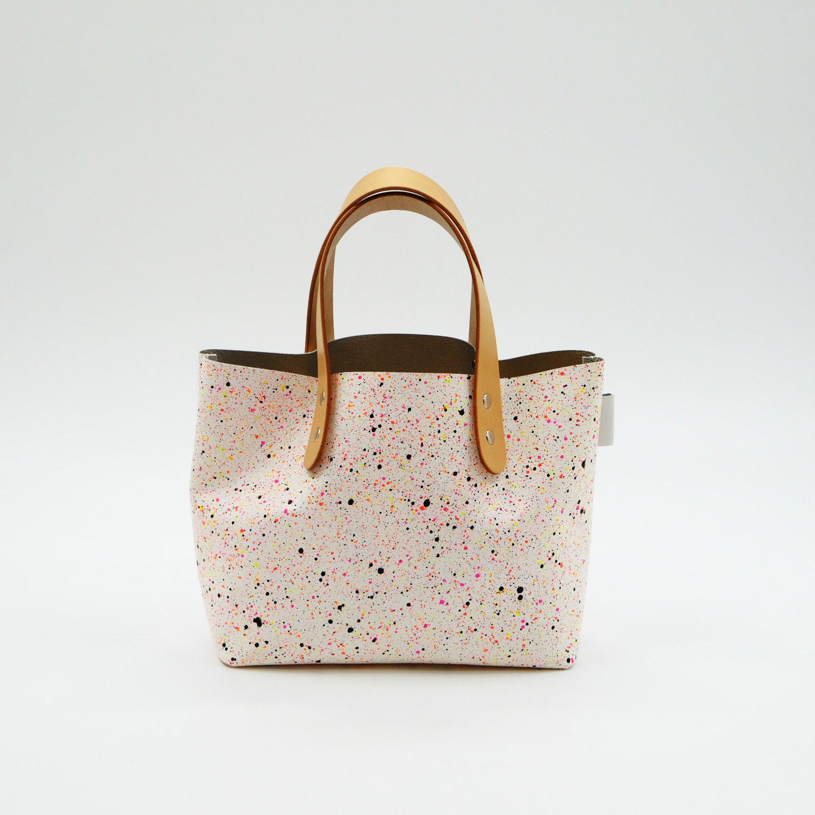 7iro Paper Leather Tote ペーパーレザーミニトートバッグ PINK ピンク