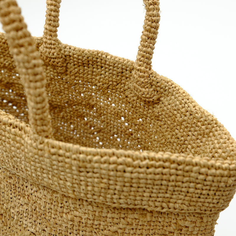 maison de soil RAFFIA L BAG メゾンドソエル　ラフィアバッグ　かごバッグ