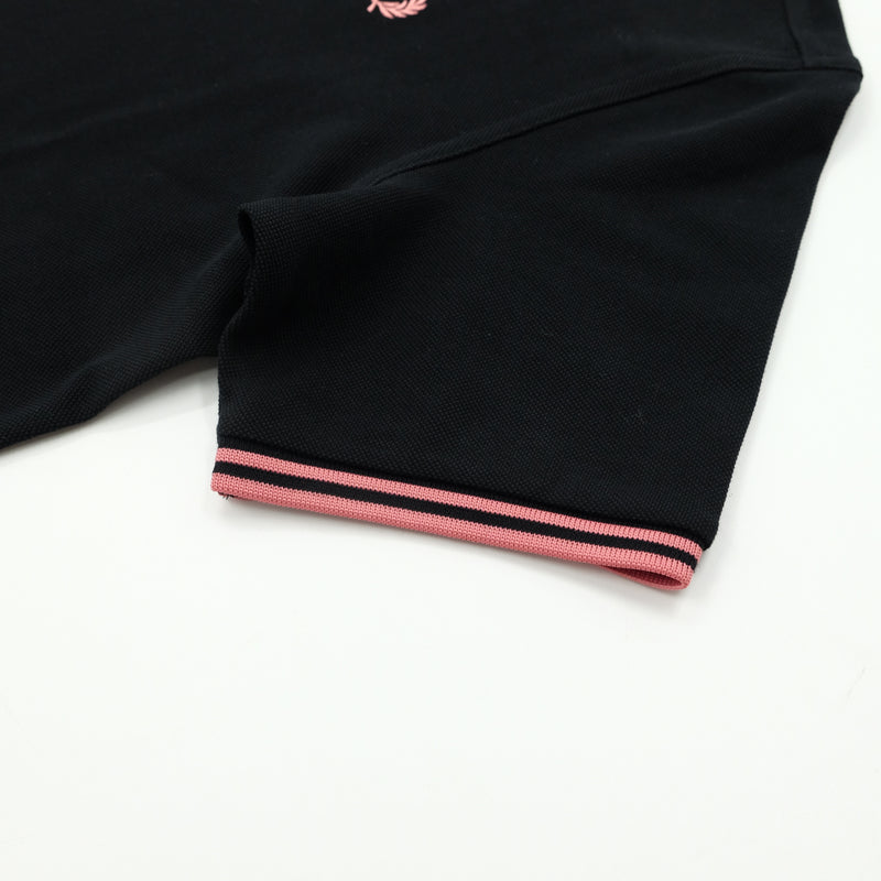 Fred Perry フレッドペリー　The Fred Perry Shirt - G3600　ポロシャツ　BLACK / PUTTY PINK