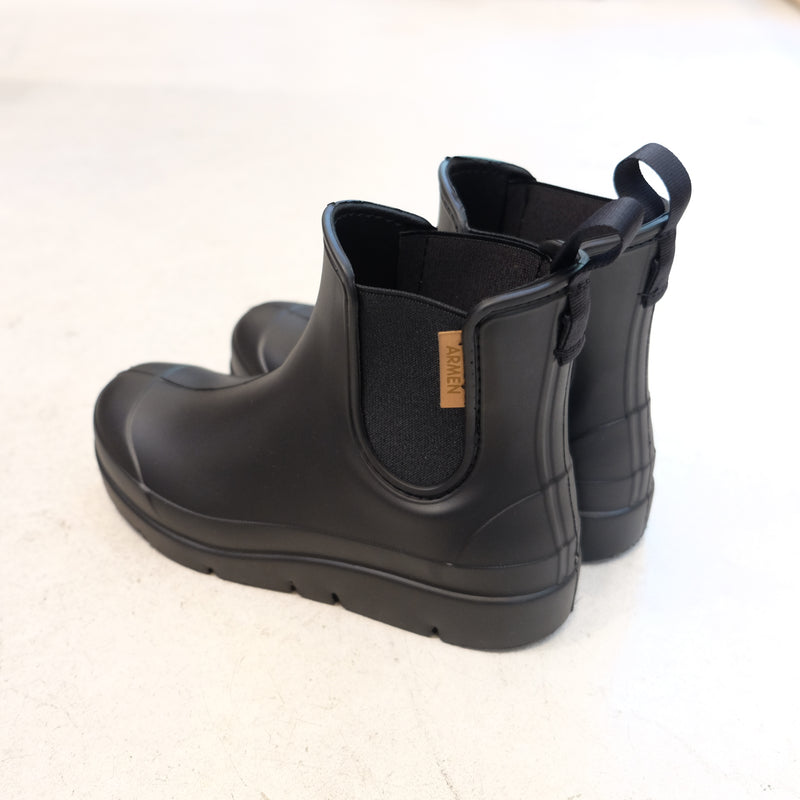 ARMEN アーメン　LMNAM2501(シューズ) SIDE GORE RAIN BOOTS　レインブーツ　BLACK