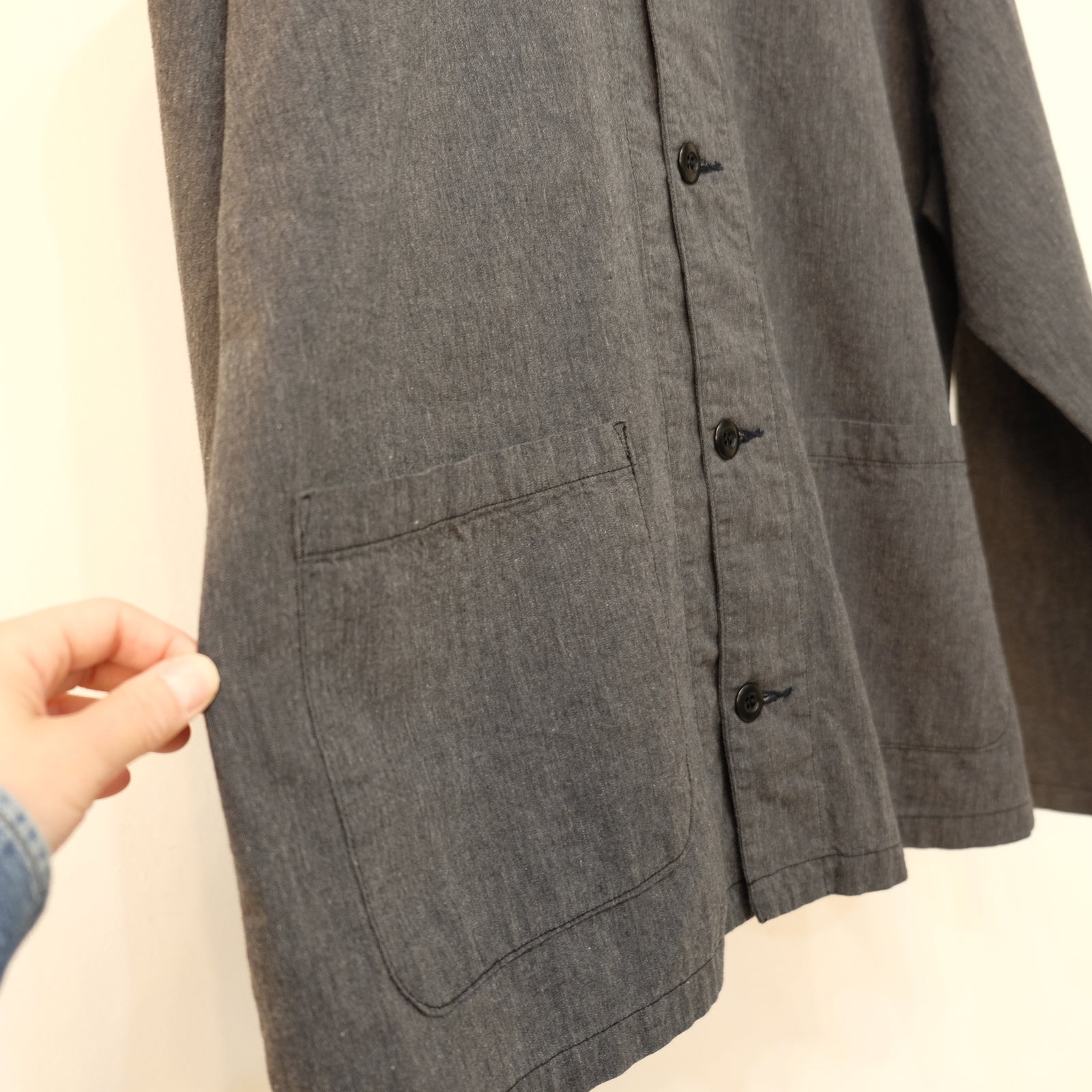 【美品】HARVESTY ハーベスティ　アトリエジャケット HARVESTY ハーベスティ シャンブレービッグアトリエジャケット