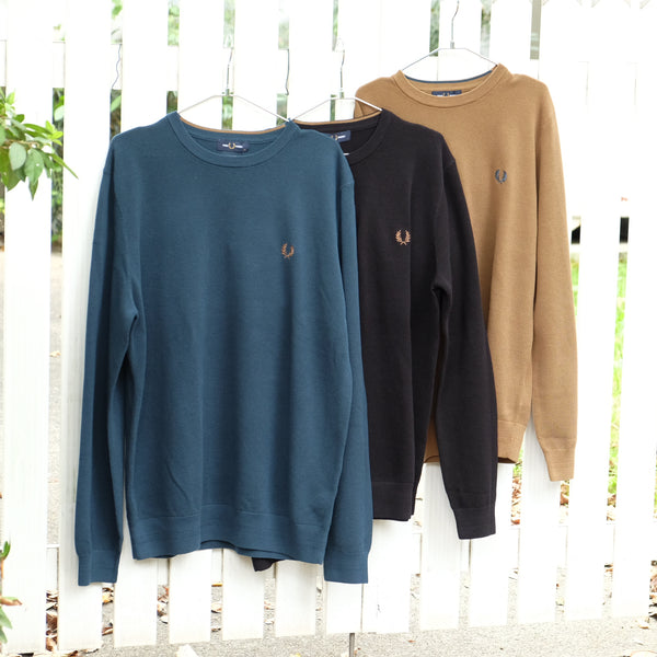 FRED PERRY フレッドペリー　KNITWEARS & CARDIGANS　Pique Stitch Jumper