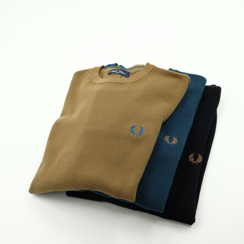 FRED PERRY フレッドペリー　KNITWEARS & CARDIGANS　Pique Stitch Jumper