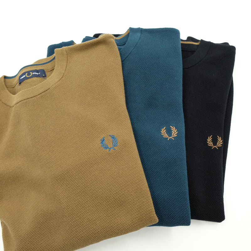 FRED PERRY フレッドペリー　KNITWEARS & CARDIGANS　Pique Stitch Jumper