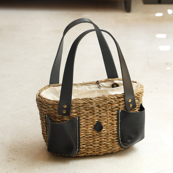 CLEDRAN クレドラン HOGLA W POCKET BASKET カゴバック　BLACK