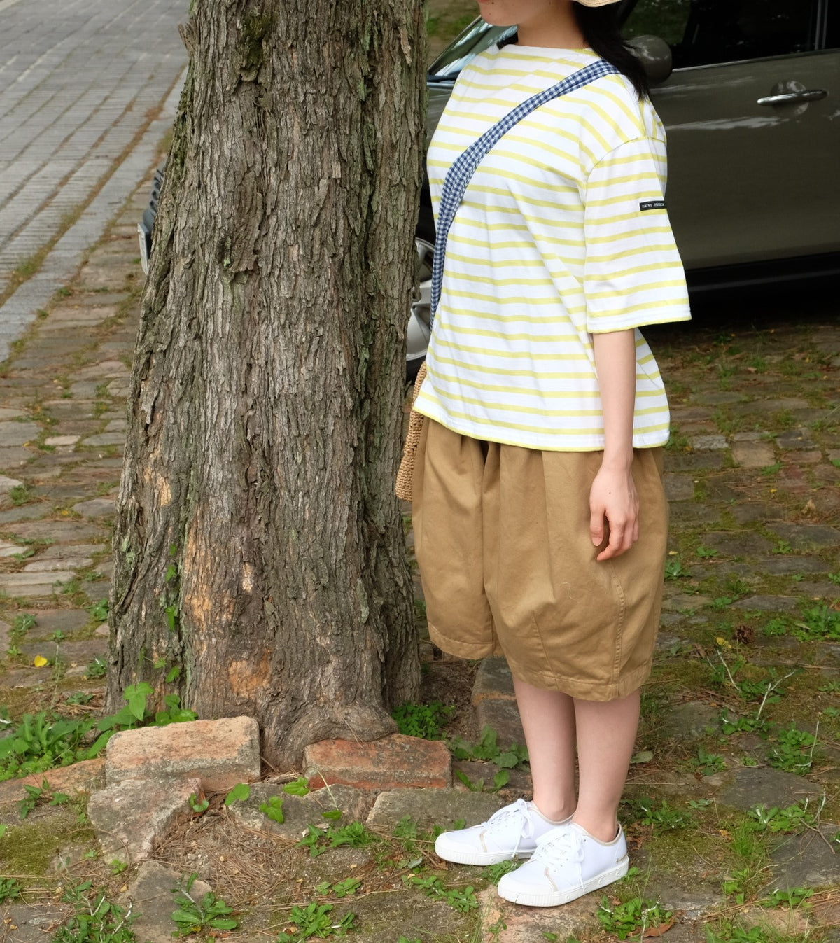 HARVESTY ベージュ ショートパンツ サイズ2 HARVESTY CIRCUS SHORT PANTS（サーカスショーツ）ショート