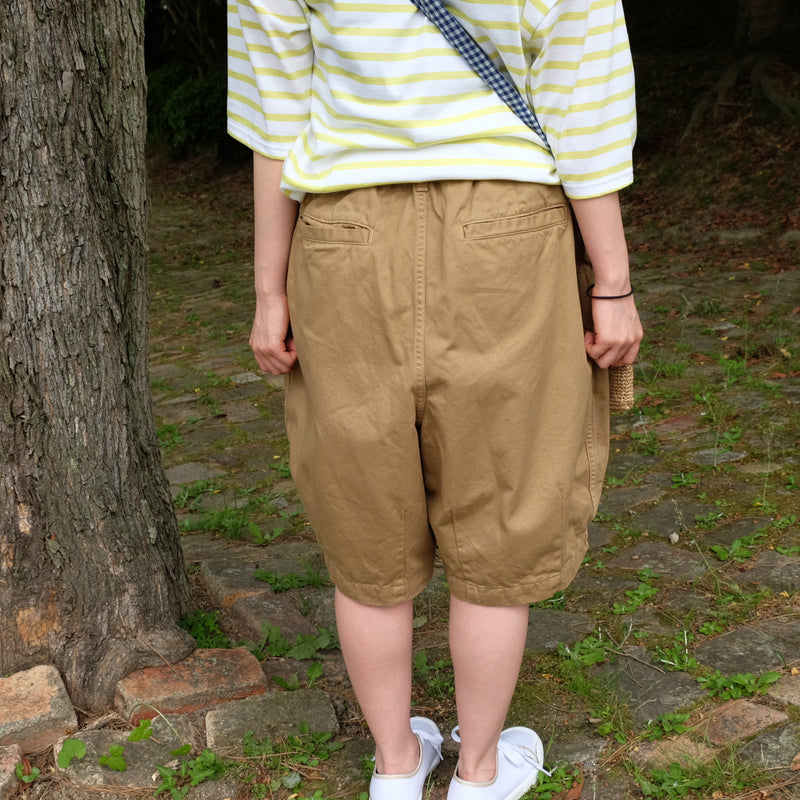 HARVESTY　CIRCUS SHORT PANTS（サーカスショーツ）ショートパンツ　サイズ２　khaki beige