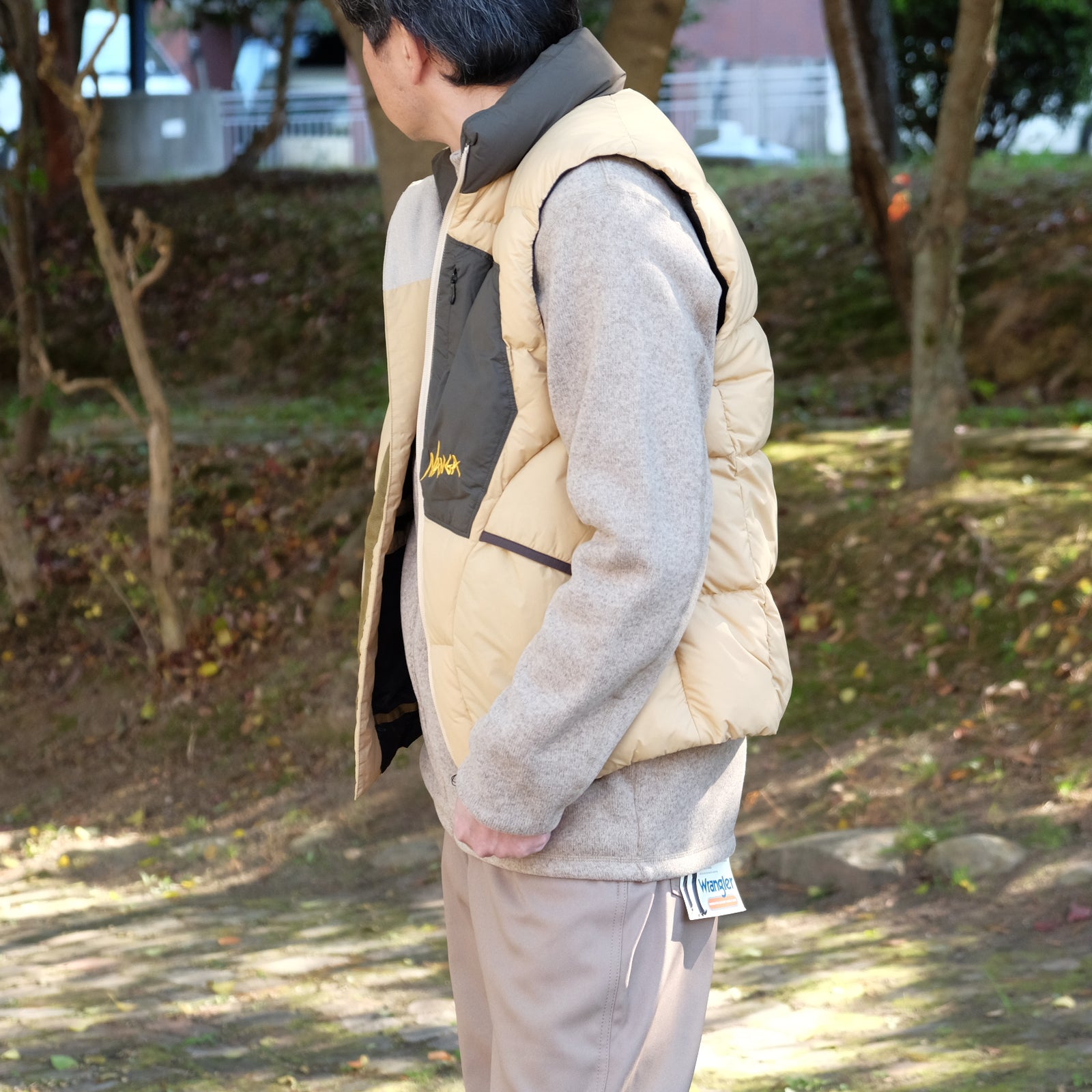 NANGA MAZENO RIDGE VEST マゼノリッジ ダウン ベスト Beige – Osmund