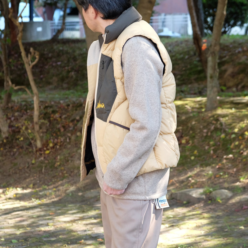 NANGA MAZENO RIDGE VEST マゼノリッジ ダウン ベスト Beige