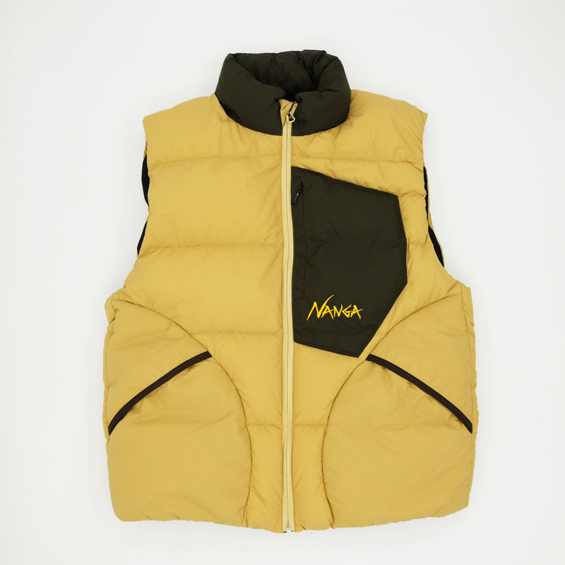 NANGA MAZENO RIDGE VEST マゼノリッジ ダウン ベスト Beige
