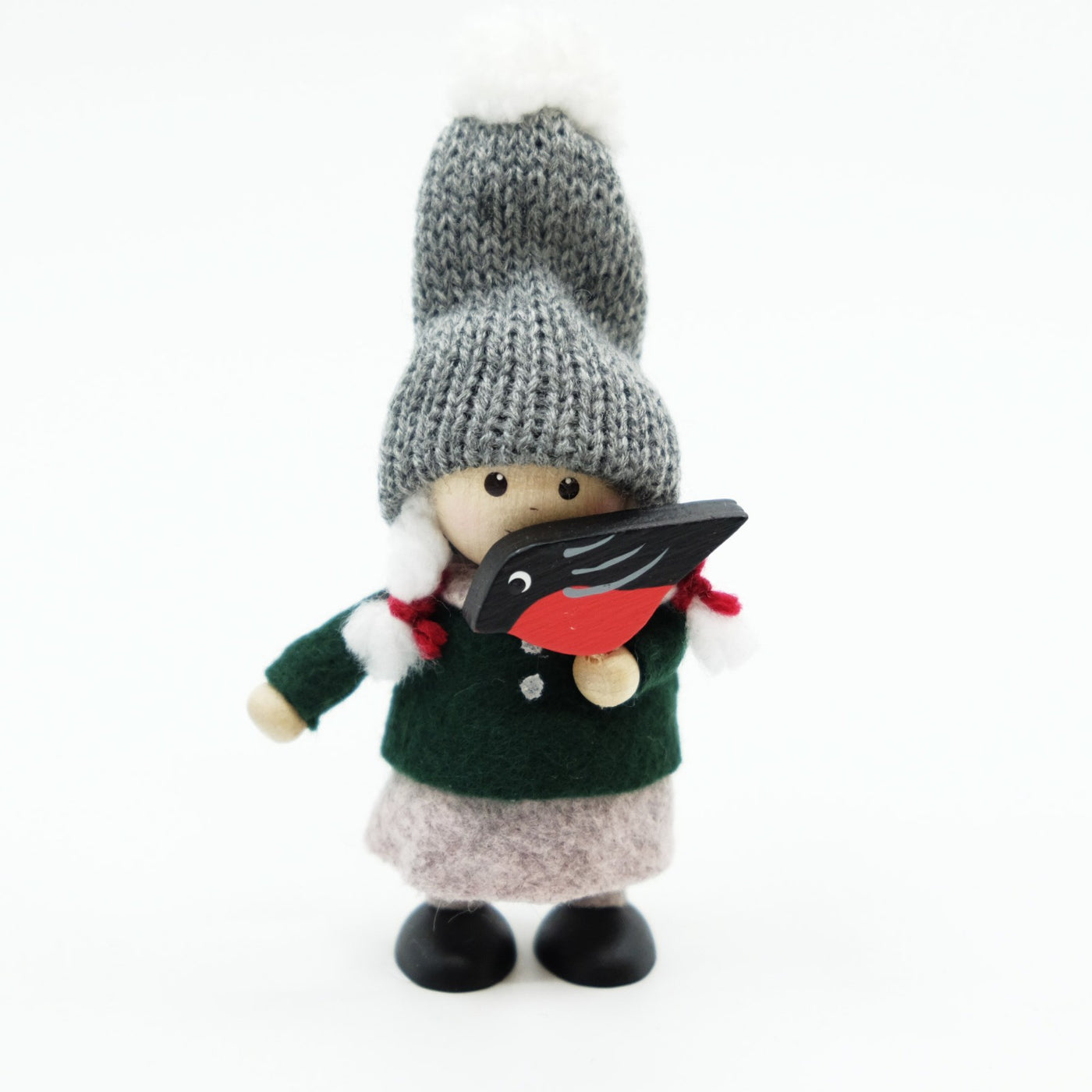 NORDIKA nisse ノルディカ ニッセ 小鳥と話す女の子 Nordic Forest