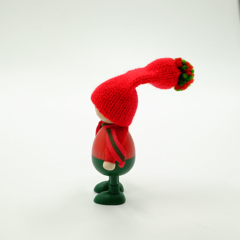 Nordika Nisse ノルディカニッセ 赤いセーターのふとっちょ男の子　ツインズ　木製人形