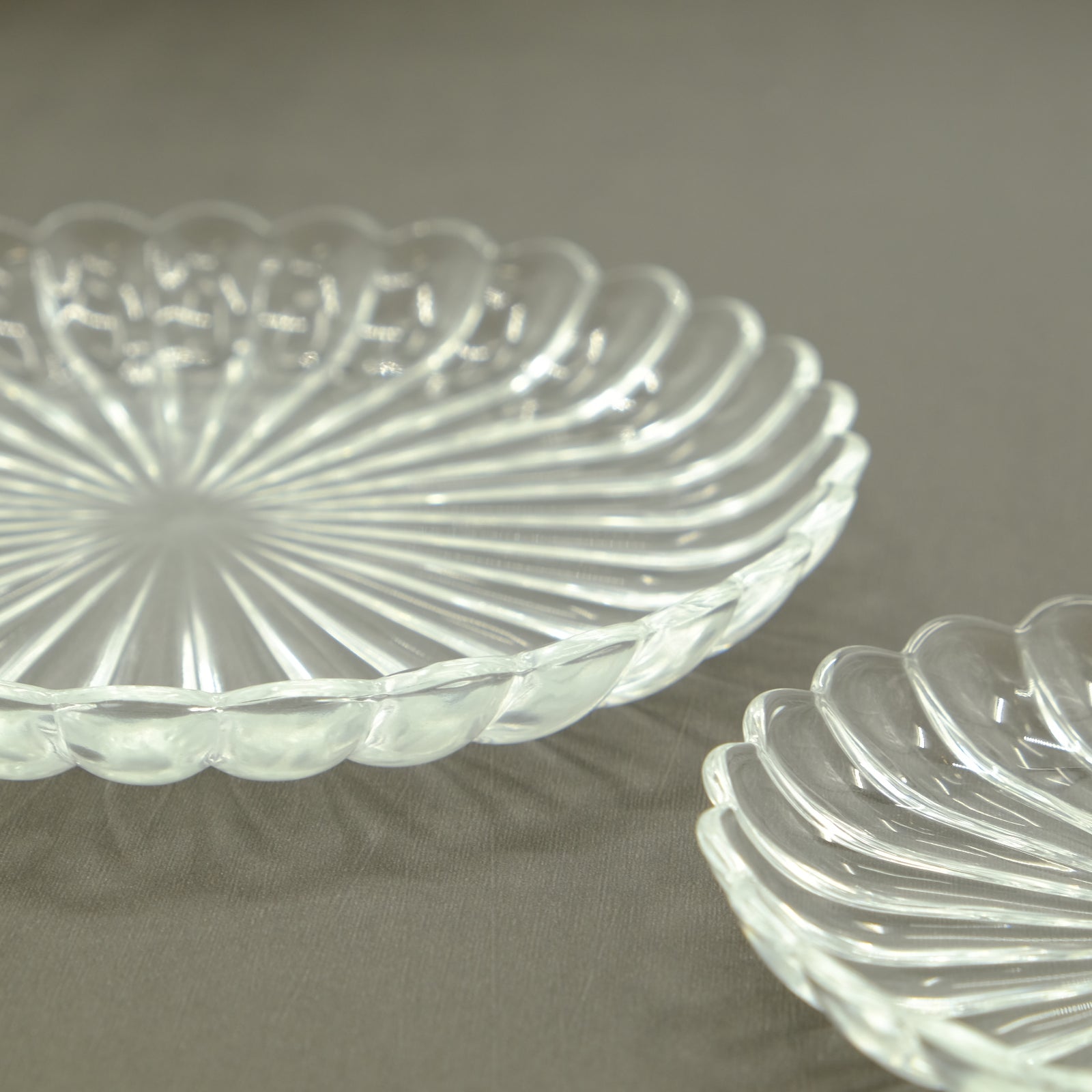 菊華皿 水崎硝子 クリア プレート 和食器 Φ200㎜ – Osmund Drive