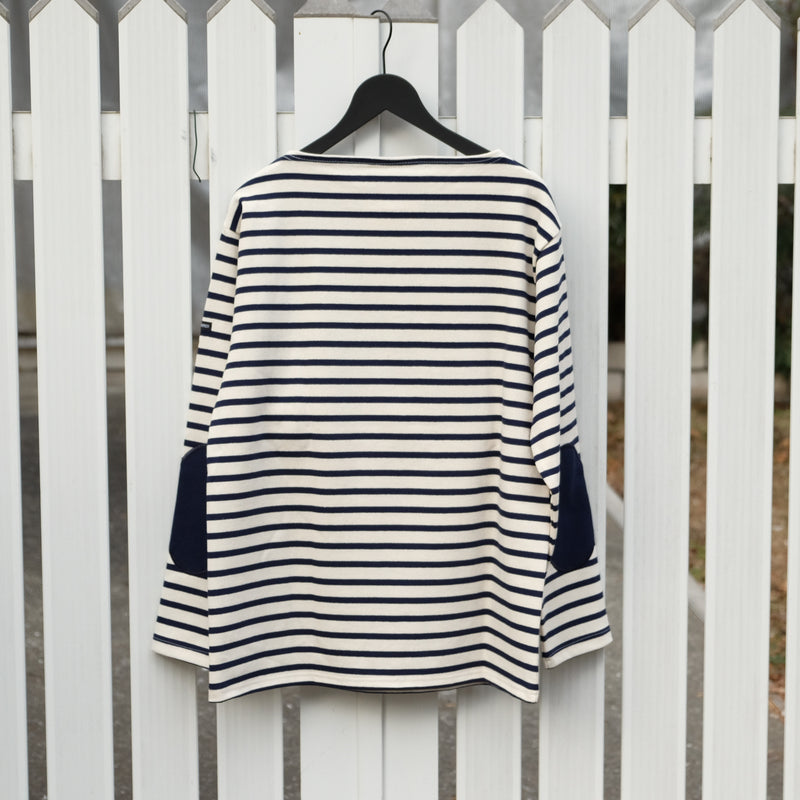 SAINT JAMES（セントジェームス）／ボーダー　エルボーパッチ Saint James セントジェームス OUESSANT ELBOW PATCH ウェッソン