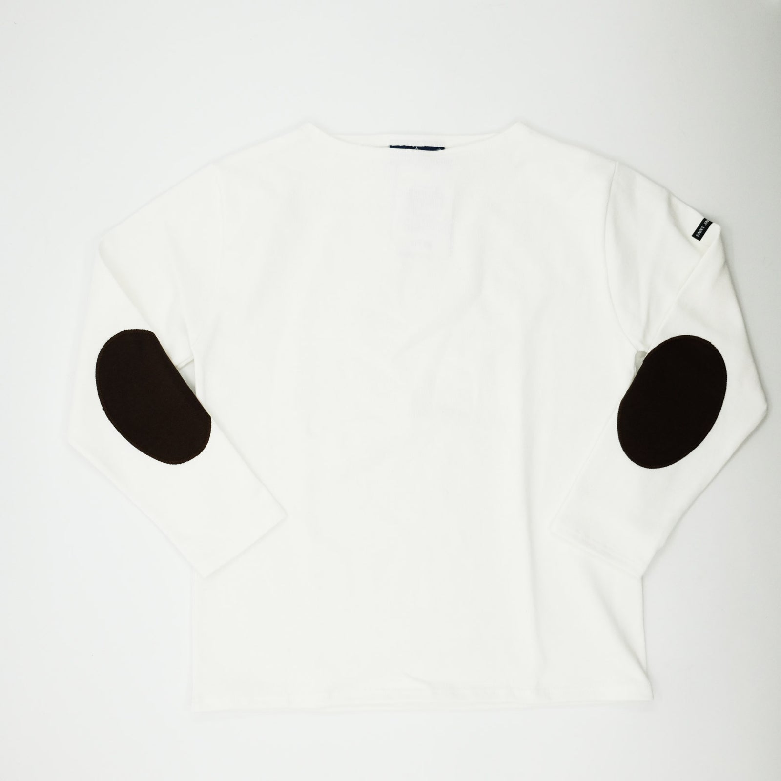 Saint James セントジェームス OUESSANT ELBOW PATCH ウェッソン 無地
