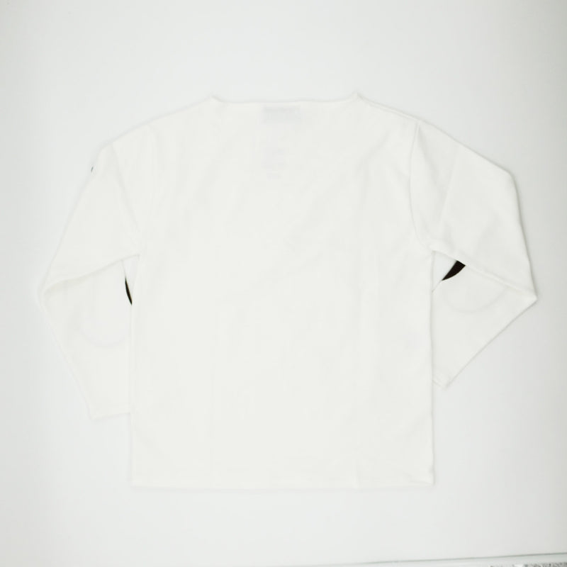 セントジェームス ウェッソン エルボーパッチ 無地 白 T3 国内正規品 Saint James セントジェームス OUESSANT ELBOW PATCH ウェッソン 無地