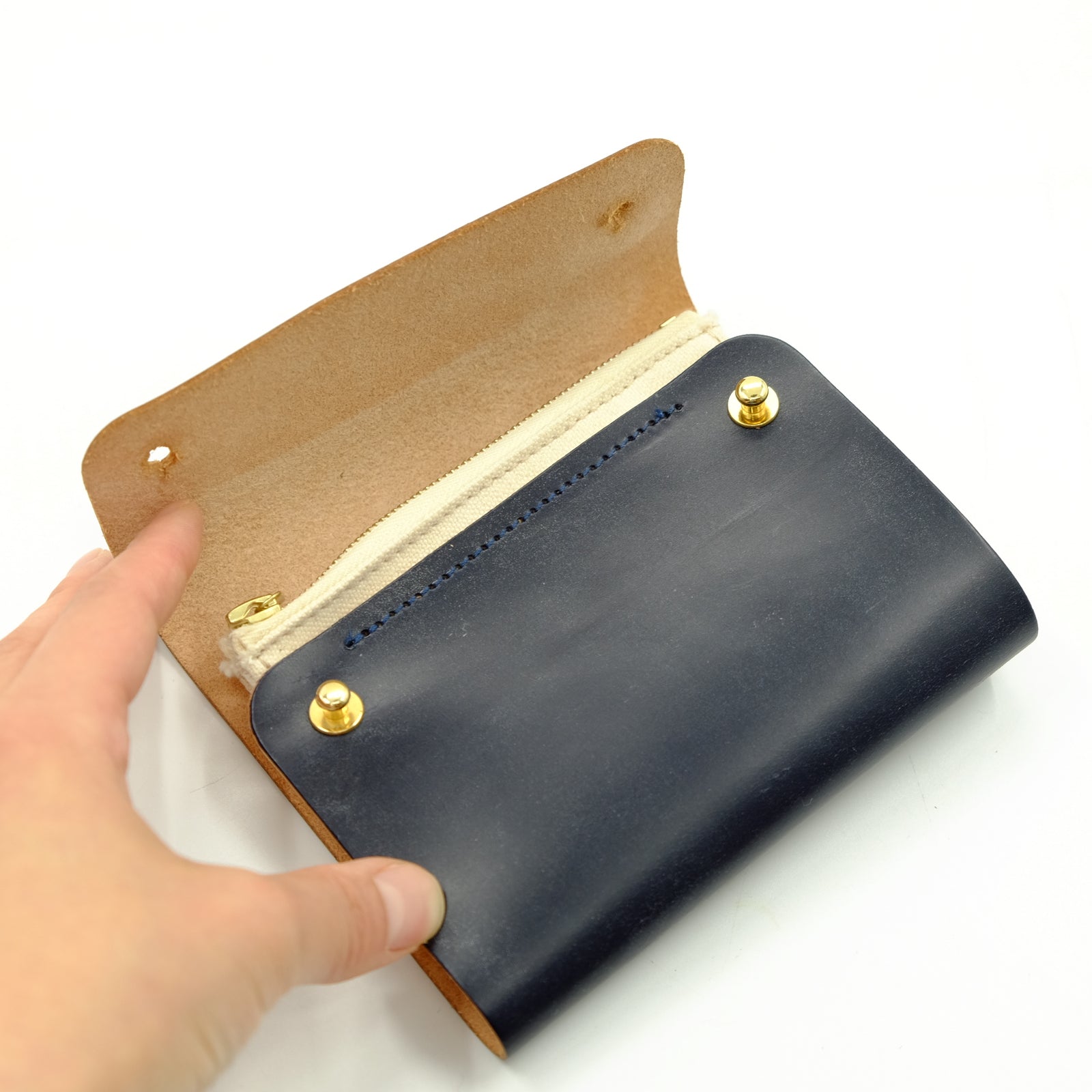 新品　GLEN グレンロイヤル　キャンバス×ブライドルレザー　長財布 GLENROYAL グレンロイヤル キャンバス×フルブライドルレザー