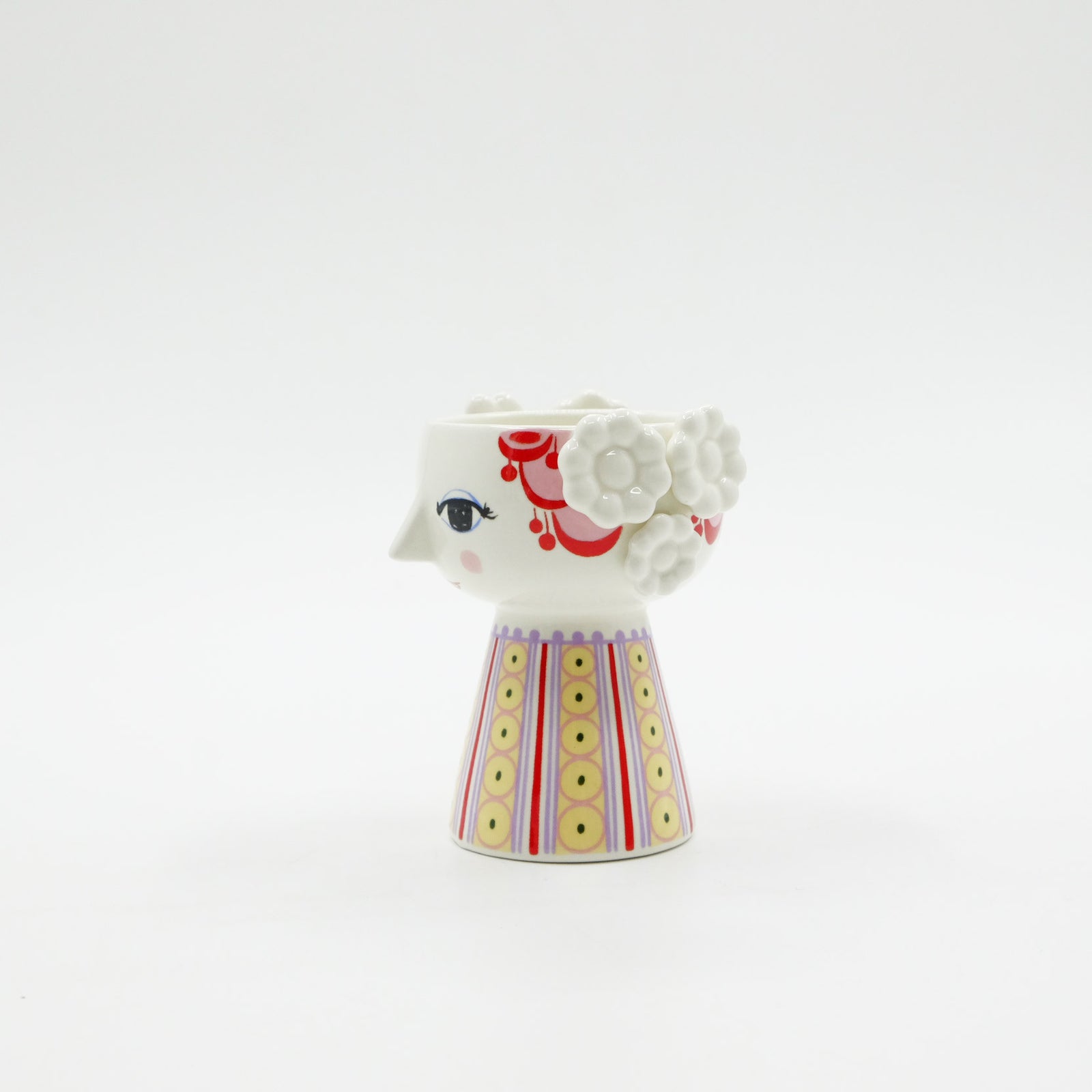 ビヨンヴィンブラッド　ビンテージ手書きキャンドル立てと少女一輪挿し２点セット ビヨンヴィンブラッド ビンテージ手書きキャンドル立てと少女