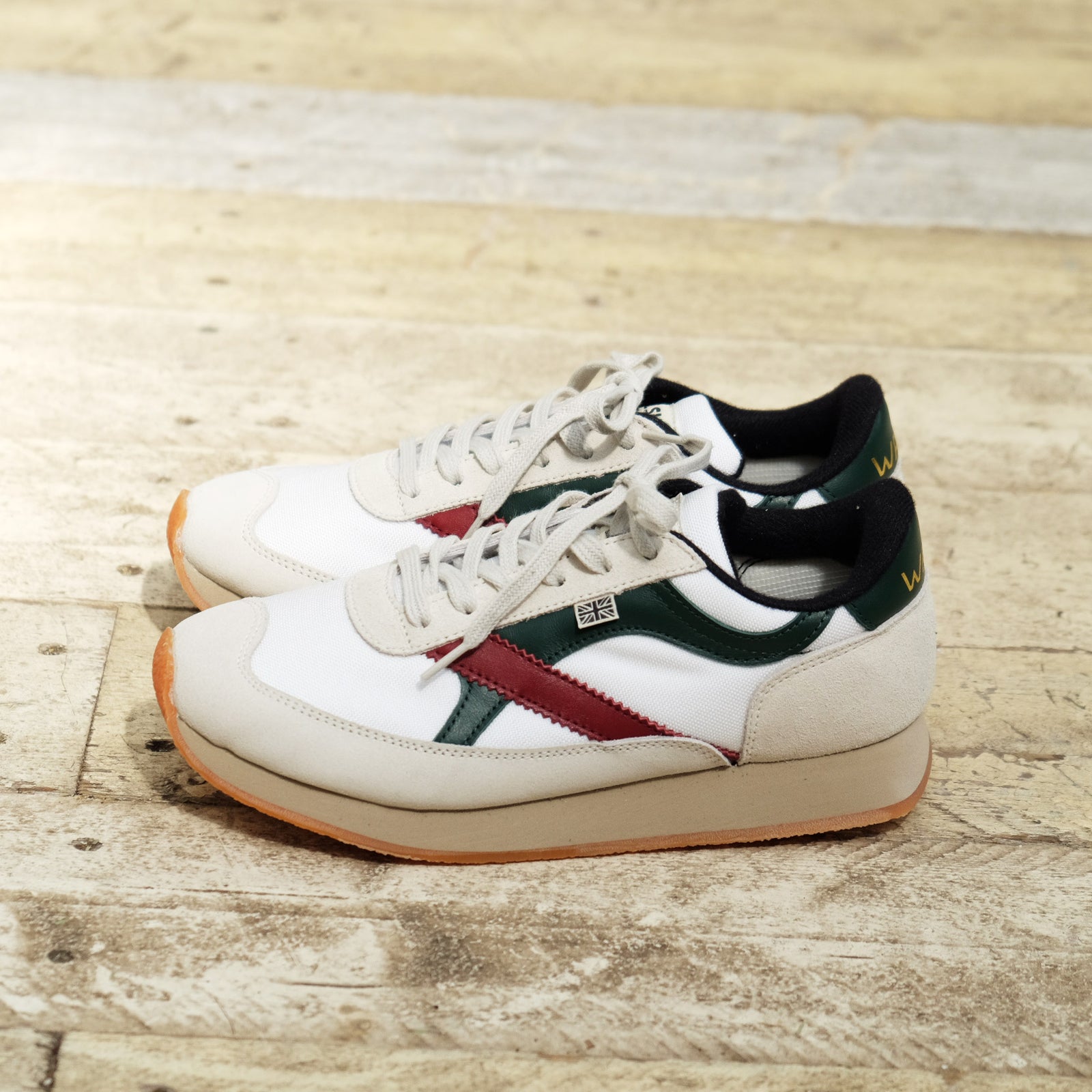 WALSH（ウォルシュ）WHIRL WIND ススニーカー WALSH スニーカー WHIRL WIND WHT/GRN/BURG WHW10018 – Osmund Drive