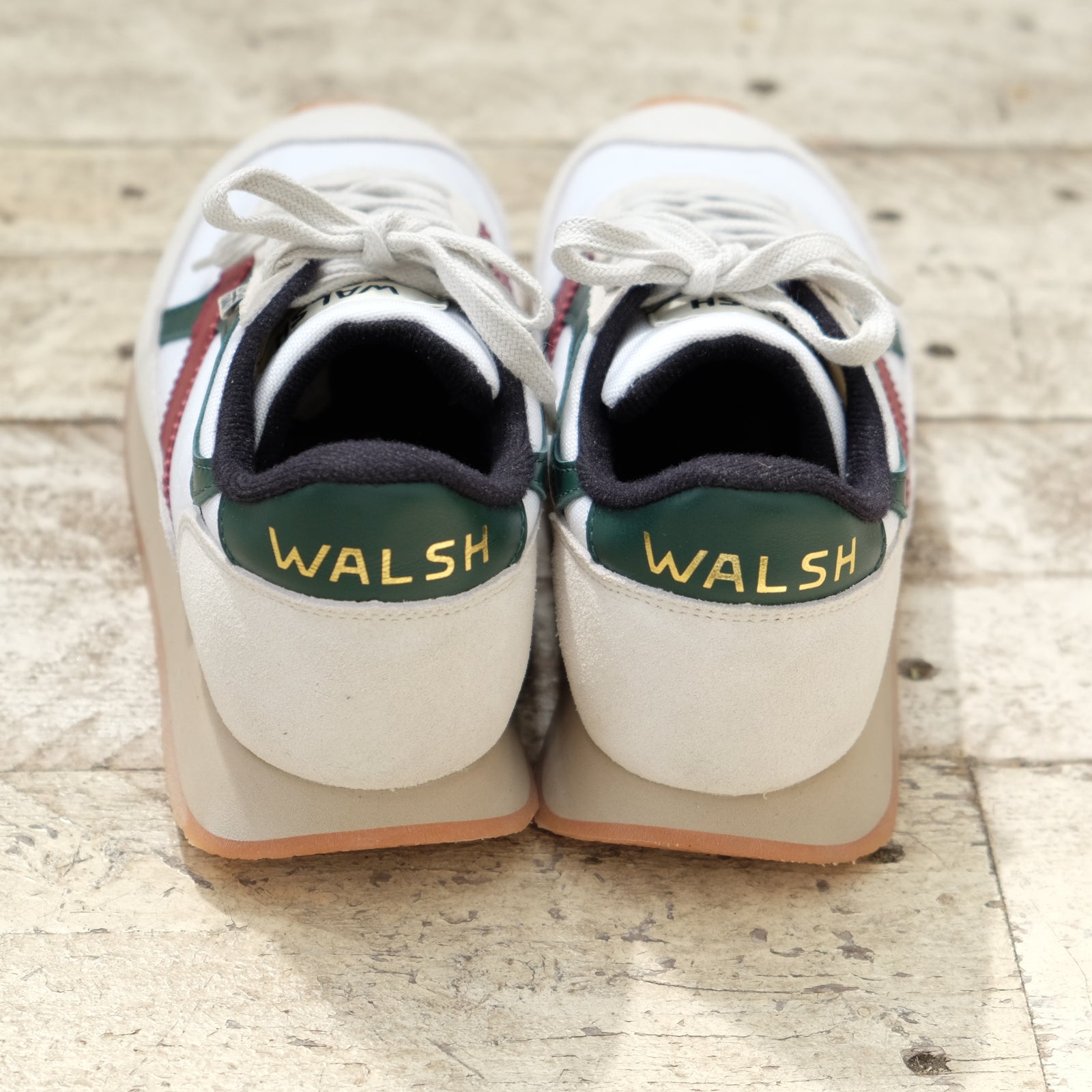 WALSH スニーカー WHIRL WIND WHT/GRN/BURG WHW10018 – Osmund Drive