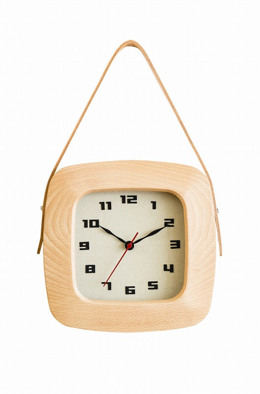 CHAMBRE 掛け時計 BAG CLOCK NATURAL